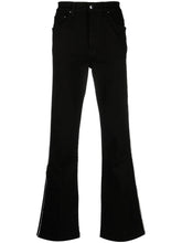 straight leg denim jeans